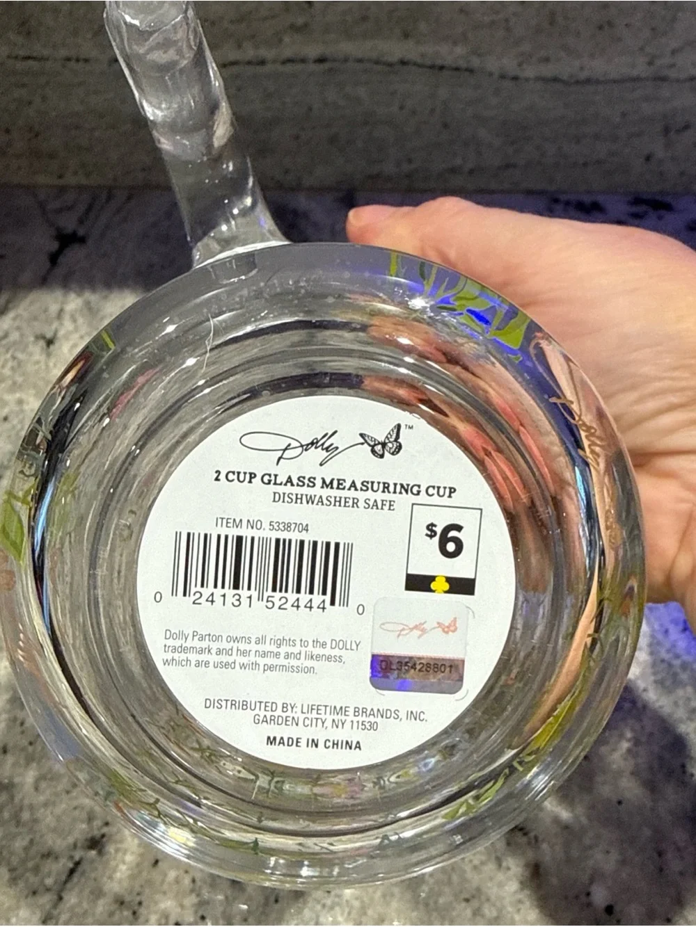 Dolly Parton - Glass Measuring Cup. Viral Wildflower edition. WONT LAST.